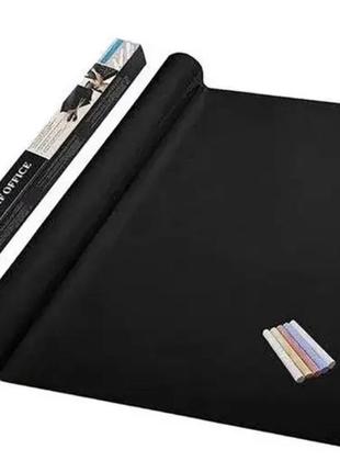 Самоклеящаяся пленка для рисования мелом black board sticker 45х200 см1 фото