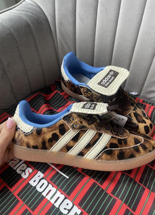 Adidas samba pony wales bonner leopard4 фото