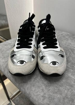Кроссовки кеды kenzo кожаные 100%оригинал2 фото