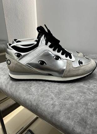 Кроссовки кеды kenzo кожаные 100%оригинал4 фото