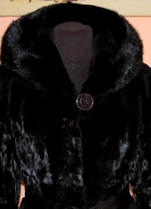 Шуба натуральна; норка та мутон; італія