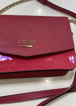 Сумка guess розовая оригинал