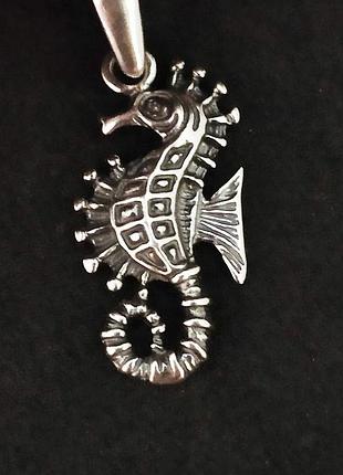 Срібний підвіс, морський коник, 925, підвіска