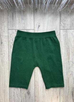 Велосипедки zara в рубчик хакі