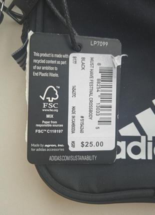 Сумка adidas через плече. оригінал. куплена в сша6 фото