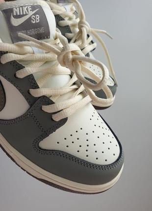 Кроссовки nike sb dunk low yuto horigome •grey white• арт #3377 фото