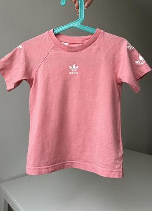 Футболка adidas оригинал для девочки 2-3 года 98 см Адидас2 фото