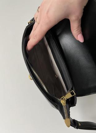 Новая женская сумочка черная на / через плечо8 фото