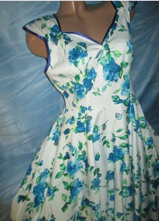 Шикарне не коротке плаття зі спідницею-сонце,пог48-55 см3 фото