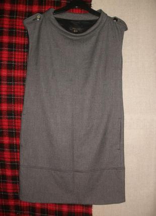 Вовняне плаття сарафан для офісу mango