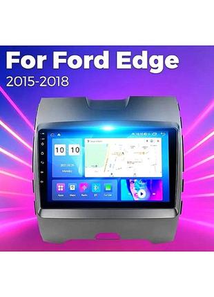 Магнітола android ford edge 2015-2018, 2/32, 8 ядер, carplay, слот під сім-картку + рамка!