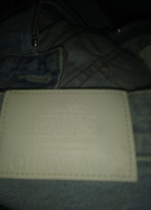 Levi's. off-white. патриотические реп джинсы5 фото