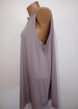 Стрейчевая блуза в рубчик4 фото