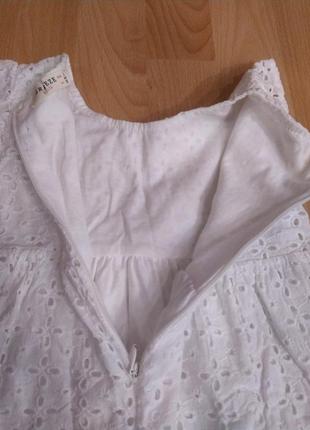 Літнє плаття з прошви для дівчинки 98 см3 фото