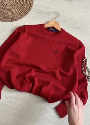 Брендовый свитер polo ralph lauren (100% шерсть)3 фото