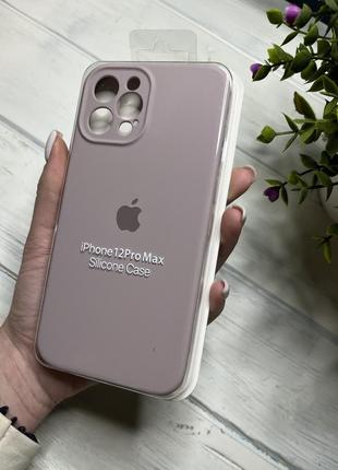 Чохол на iphone 12 pro max про квадратні борти чохол на айфон silicone case full camera на apple