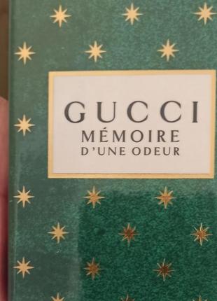 Парфюмированная вода gucci memoire d’une odeur оригинал, 60 ml2 фото