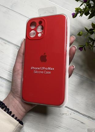 Чехол на iphone 12 pro max о квадратных бортах чехол на айфон silicone case full camera на apple1 фото