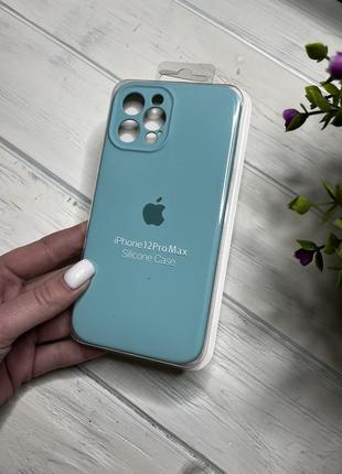 Чохол на iphone 12 pro max про квадратні борти чохол на айфон silicone case full camera на apple