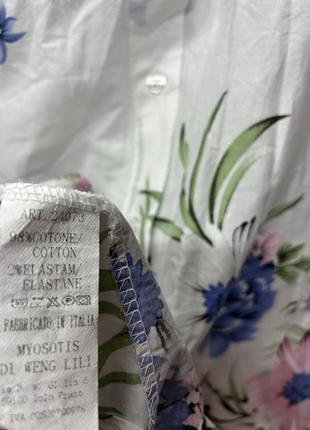 Рубашка блуза хлопок🌱италия, батал 54-60 размер4 фото