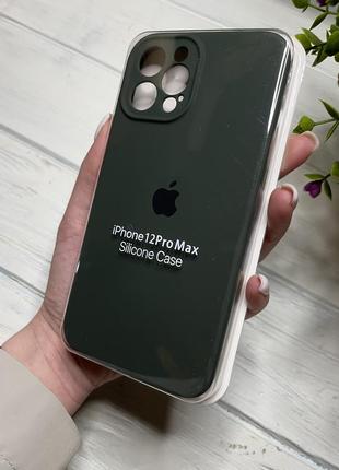 Чехол на iphone 12 pro max о квадратных бортах чехол на айфон silicone case full camera на apple1 фото