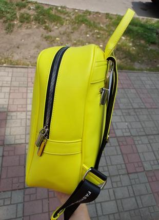 Рюкзак жіночий спортивний шкільний жовтий2 фото