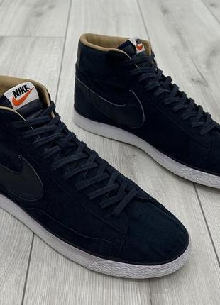 Чоловічі кросівки nike blazer mid sp dark obsidian (28,5 см)