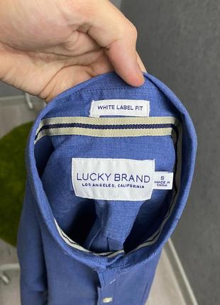 Голубая рубашка от бренда lacky brand5 фото