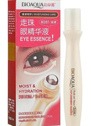 Сыворотка-роллер для кожи вокруг глаз bioaqua bright eyes essence 15ml