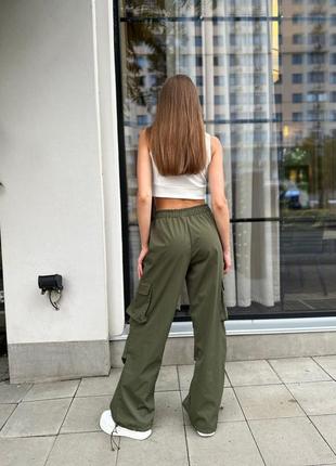 Жіночі штани карго з кишенями брюки2 фото