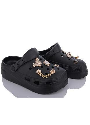 Крокси - сабо для дівчат р34-40 шльопанці жіночі літнє взуття