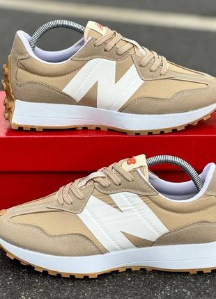 Мужские кроссовки new balance 327 beige