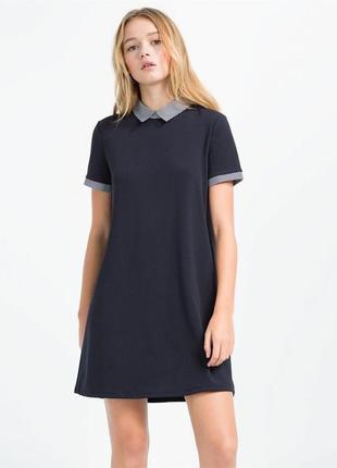 Сукня з коміром zara,м/38