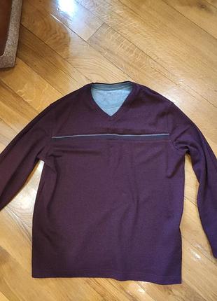 Van heusen светр бордовий