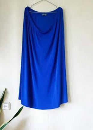 Натуральная из вискоза макси-юбка на комфортной талии (резинка не жесткая) selection by ulla popken1 фото