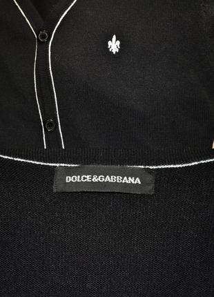 Кофта, пуловер с геральдической лилией dolce & gabbana dg долче габбана5 фото