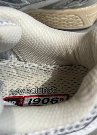 Кроссовки new balance 1906r white grey 1906 r8 фото