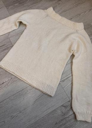 Продам новий базовий светр ручної вязки1 фото