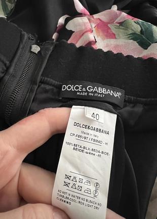 Юбка шелк юбка оригинал dolce gabbana dg меди2 фото