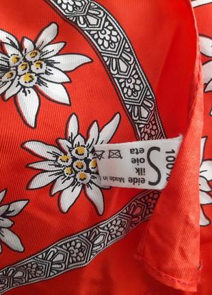 Натуральный шёлк платок швейцарского бренда blumer carre.1 фото