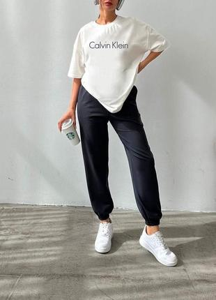 Calvin klein женский костюм футболка+штаны3 фото