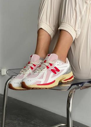 Кросівки new balance 1906r white red 1906 r6 фото