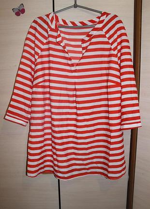 Блузка рубашка в полоску  tu