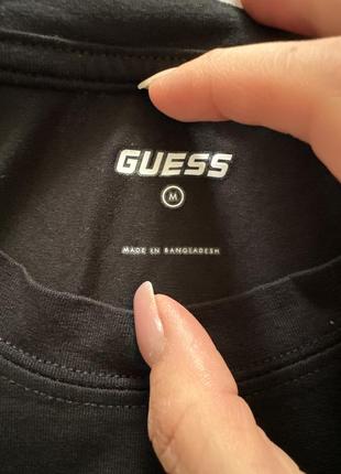 Чоловіча чорна спортивна футболка guess active оригінал5 фото