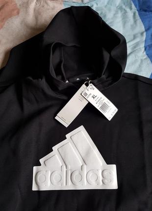 Adidas оригинал xl новый спортивный костюм черный5 фото