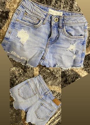 Джинсовые шорты zara 98-104р