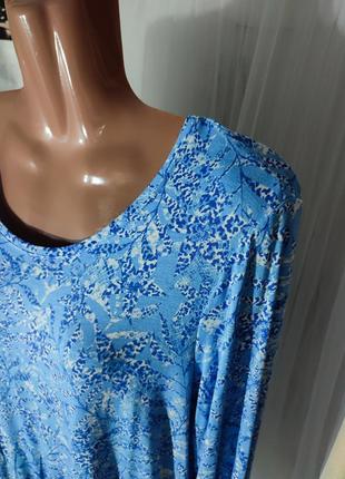 Синий, вискозный реглан блузка от esmara2 фото