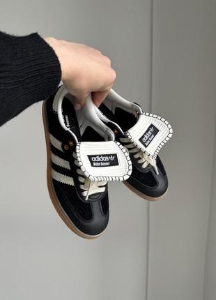 Женские кроссовки adidas samba wales bonner black/white