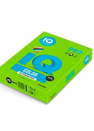 Бумага mondi iq color а4 intensive, 160g 250sh, bright green (ma42/a4/160/iq)