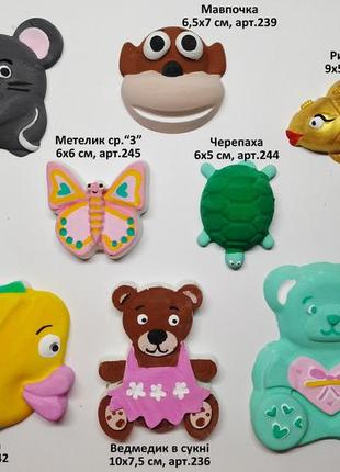 Фигурки для раскраски зверюшки 5